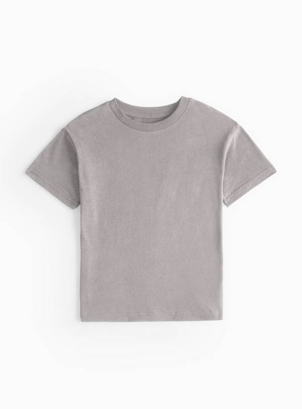 Mid Grey Plain T-Shirt 4 years